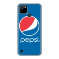 Дизайнерский силиконовый чехол для Realme C21Y Pepsi