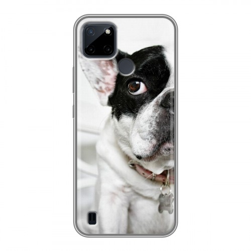 Дизайнерский силиконовый чехол для Realme C21Y Собаки