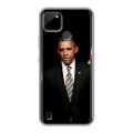 Дизайнерский силиконовый чехол для Realme C21Y Барак Обама