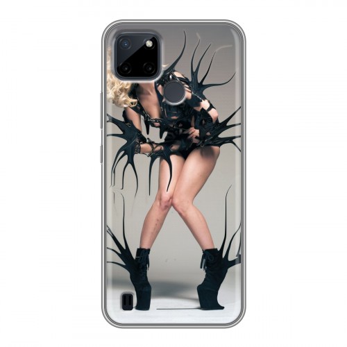 Дизайнерский силиконовый чехол для Realme C21Y Леди Гага