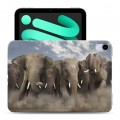 Дизайнерский силиконовый с усиленными углами чехол для Ipad Mini (2021) Слоны