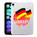 Полупрозрачный дизайнерский пластиковый чехол для Ipad Mini (2021) Флаг Германии