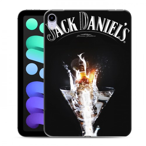 Дизайнерский силиконовый с усиленными углами чехол для Ipad Mini (2021) Jack Daniels