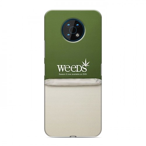 Дизайнерский силиконовый чехол для Nokia G50 Weeds