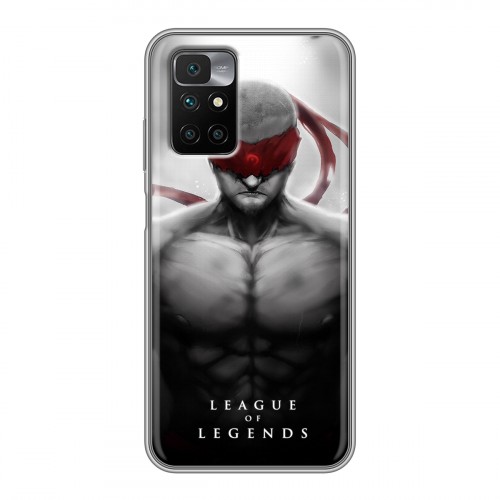 Дизайнерский силиконовый чехол для Xiaomi Redmi 10 League of Legends