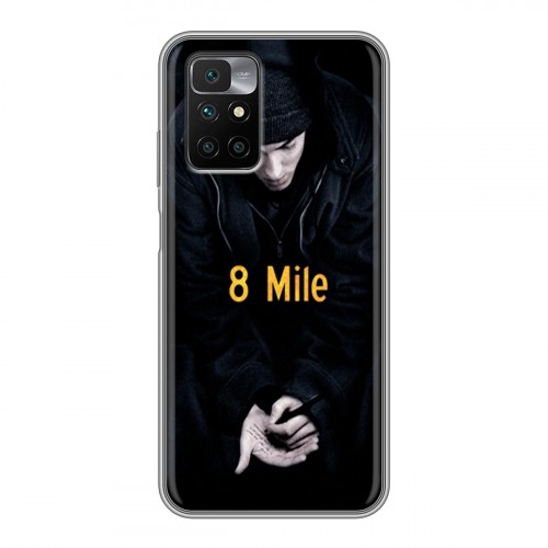 Дизайнерский силиконовый с усиленными углами чехол для Xiaomi Redmi 10 Eminem