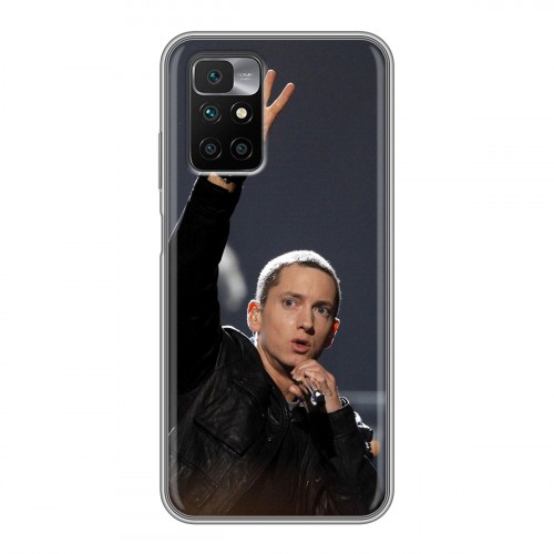 Дизайнерский силиконовый чехол для Xiaomi Redmi 10 Eminem