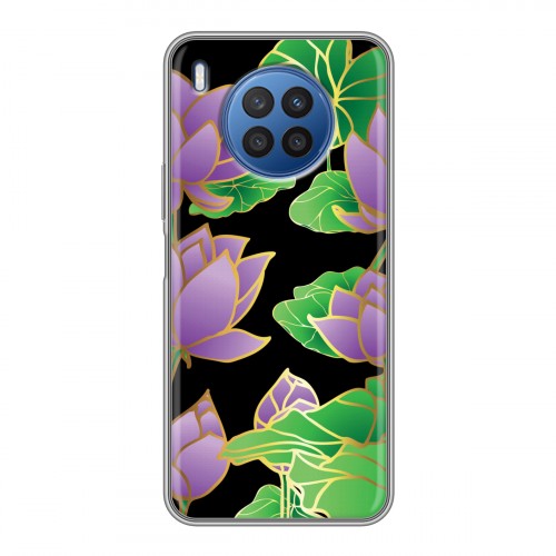 Дизайнерский силиконовый чехол для Huawei Nova 8i Люксовые цветы