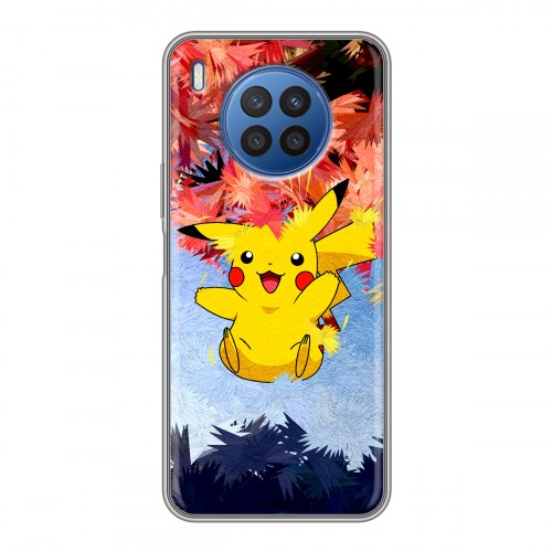 Дизайнерский силиконовый чехол для Huawei Nova 8i Pokemon Go