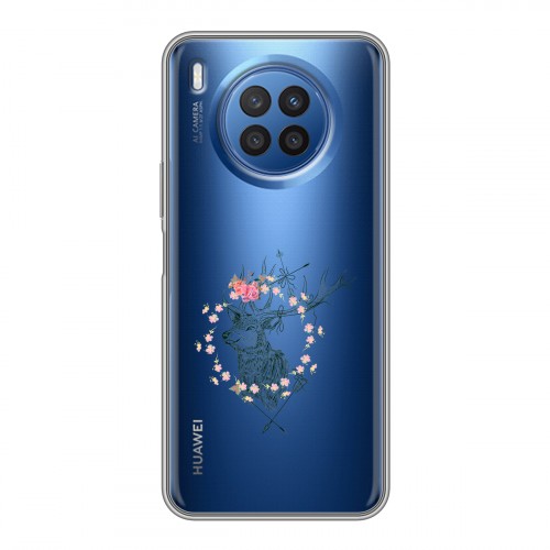 Полупрозрачный дизайнерский пластиковый чехол для Huawei Nova 8i Прозрачные ловцы снов