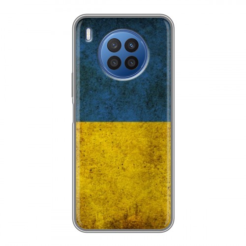 Дизайнерский силиконовый чехол для Huawei Nova 8i флаг Украины