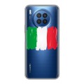 Полупрозрачный дизайнерский пластиковый чехол для Huawei Nova 8i Флаг Италии
