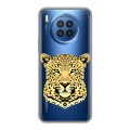 Дизайнерский силиконовый чехол для Huawei Nova 8i Прозрачные леопарды