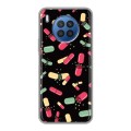 Дизайнерский силиконовый чехол для Huawei Nova 8i Разноцветные таблетки