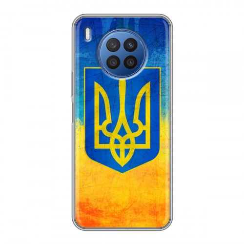 Дизайнерский силиконовый чехол для Huawei Nova 8i Флаг Украины