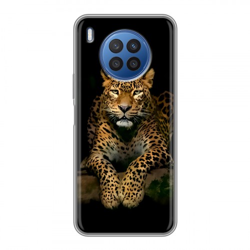 Дизайнерский силиконовый чехол для Huawei Nova 8i Леопард