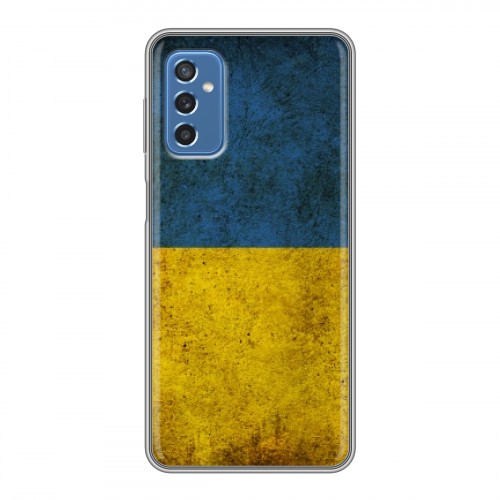 Дизайнерский силиконовый чехол для Samsung Galaxy M52 5G флаг Украины
