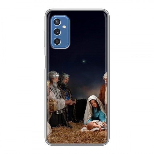 Дизайнерский силиконовый чехол для Samsung Galaxy M52 5G Рождество Христово