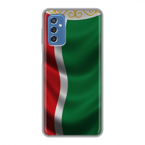Дизайнерский силиконовый чехол для Samsung Galaxy M52 5G Флаг Чечни