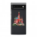 Полупрозрачный дизайнерский пластиковый чехол для Google Pixel 6 Москва
