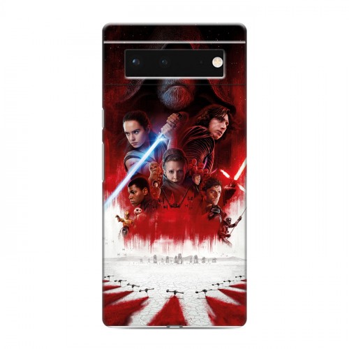 Дизайнерский силиконовый с усиленными углами чехол для Google Pixel 6 Star Wars : The Last Jedi