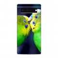 Дизайнерский силиконовый чехол для Google Pixel 6 Попугаи