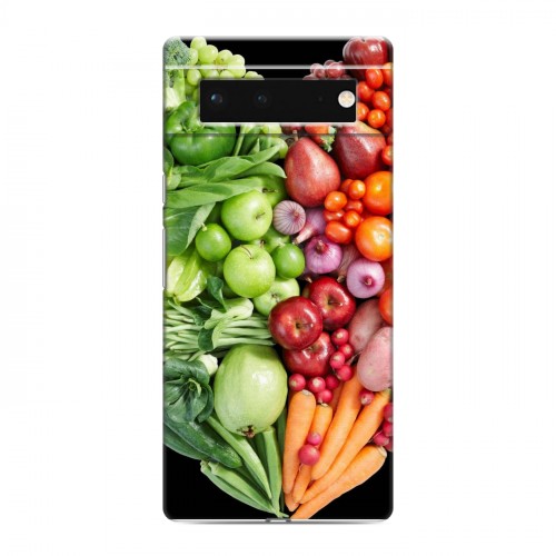 Дизайнерский силиконовый чехол для Google Pixel 6 Овощи