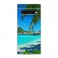 Дизайнерский силиконовый чехол для Google Pixel 6 Pro пляж