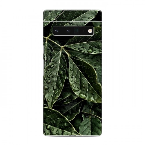 Дизайнерский силиконовый чехол для Google Pixel 6 Pro Нуарные листья