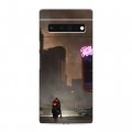 Дизайнерский силиконовый с усиленными углами чехол для Google Pixel 6 Pro Cyberpunk 2077