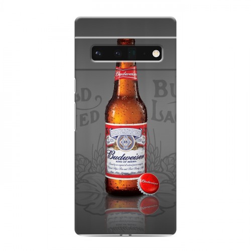 Дизайнерский силиконовый чехол для Google Pixel 6 Pro Budweiser