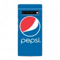 Дизайнерский силиконовый чехол для Google Pixel 6 Pro Pepsi