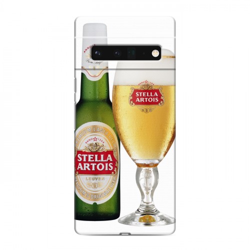 Дизайнерский силиконовый чехол для Google Pixel 6 Pro Stella Artois