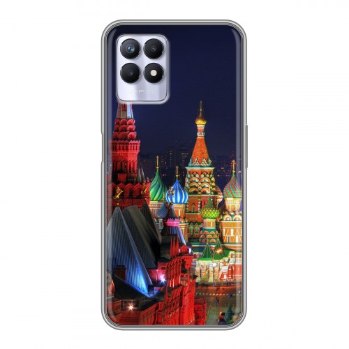 Дизайнерский силиконовый чехол для Realme 8i Москва