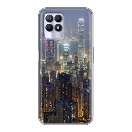 Дизайнерский силиконовый чехол для Realme 8i Гонконг
