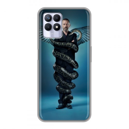 Дизайнерский силиконовый чехол для Realme 8i Доктор Хаус