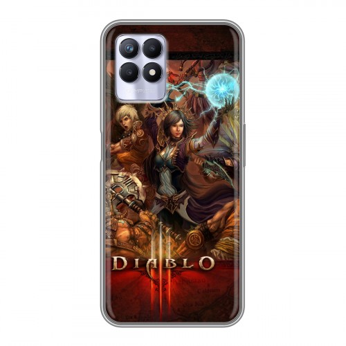 Дизайнерский силиконовый чехол для Realme 8i Diablo