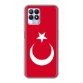 Дизайнерский силиконовый с усиленными углами чехол для Realme 8i Флаг Турции