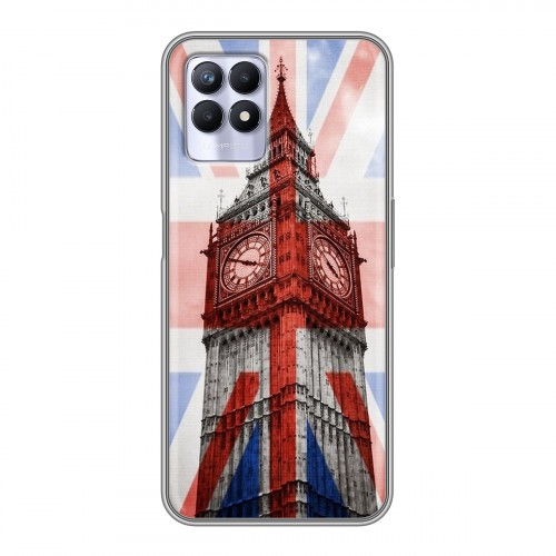 Дизайнерский пластиковый чехол для Realme 8i Флаг Британии