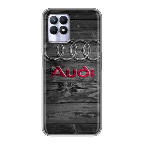 Дизайнерский силиконовый чехол для Realme 8i Audi