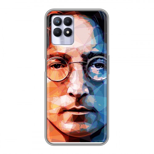 Дизайнерский силиконовый чехол для Realme 8i Джон Леннон