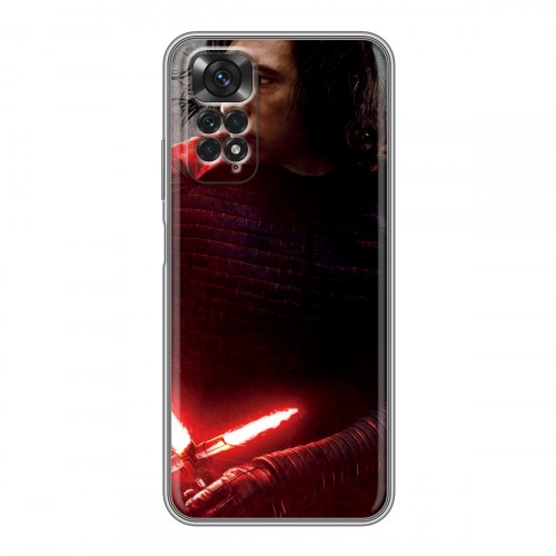 Дизайнерский силиконовый чехол для Xiaomi Redmi Note 11 Star Wars : The Last Jedi