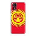 Дизайнерский силиконовый чехол для Xiaomi Redmi Note 11 флаг Киргизии