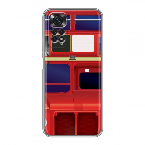Дизайнерский силиконовый чехол для Xiaomi Redmi Note 11 Дух Лондона