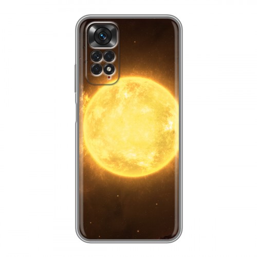 Дизайнерский силиконовый чехол для Xiaomi Redmi Note 11 Солнце