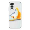 Дизайнерский силиконовый чехол для Xiaomi Redmi Note 11 Апельсины