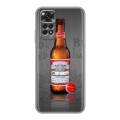 Дизайнерский силиконовый чехол для Xiaomi Redmi Note 11 Budweiser