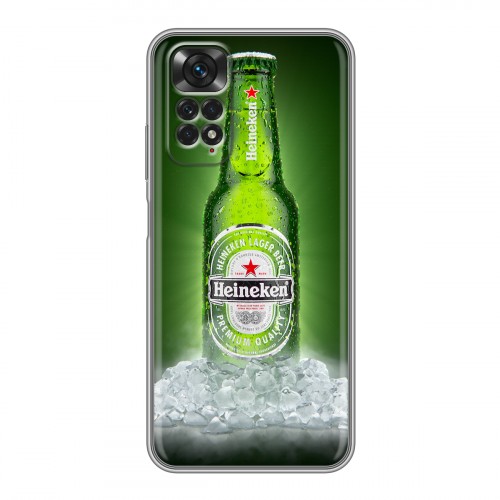 Дизайнерский силиконовый чехол для Xiaomi Redmi Note 11 Heineken