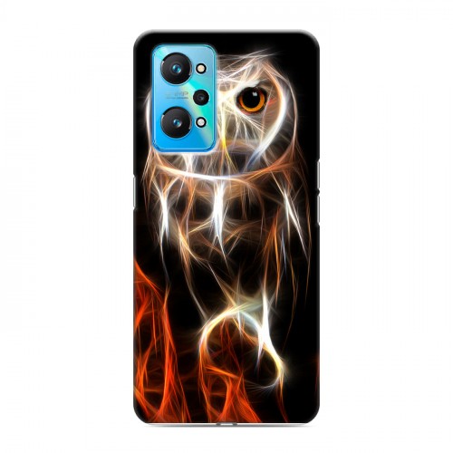Дизайнерский силиконовый чехол для Realme GT Neo 2 Пламенные животные