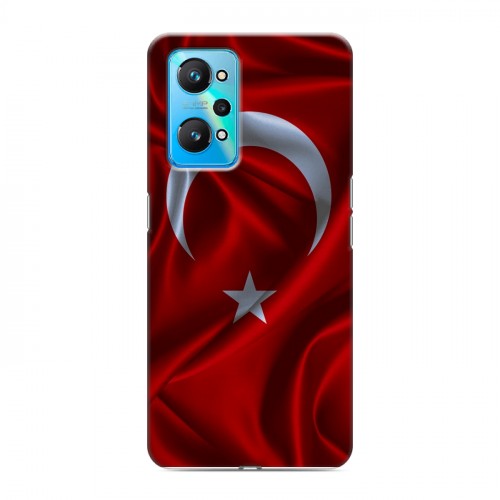 Дизайнерский силиконовый с усиленными углами чехол для Realme GT Neo 2 Флаг Турции